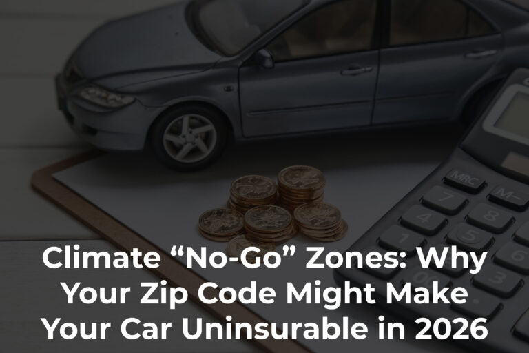 Climate “No-Go” Zones: Why Your Zip Code Might Make Your Car Uninsurable in 2026