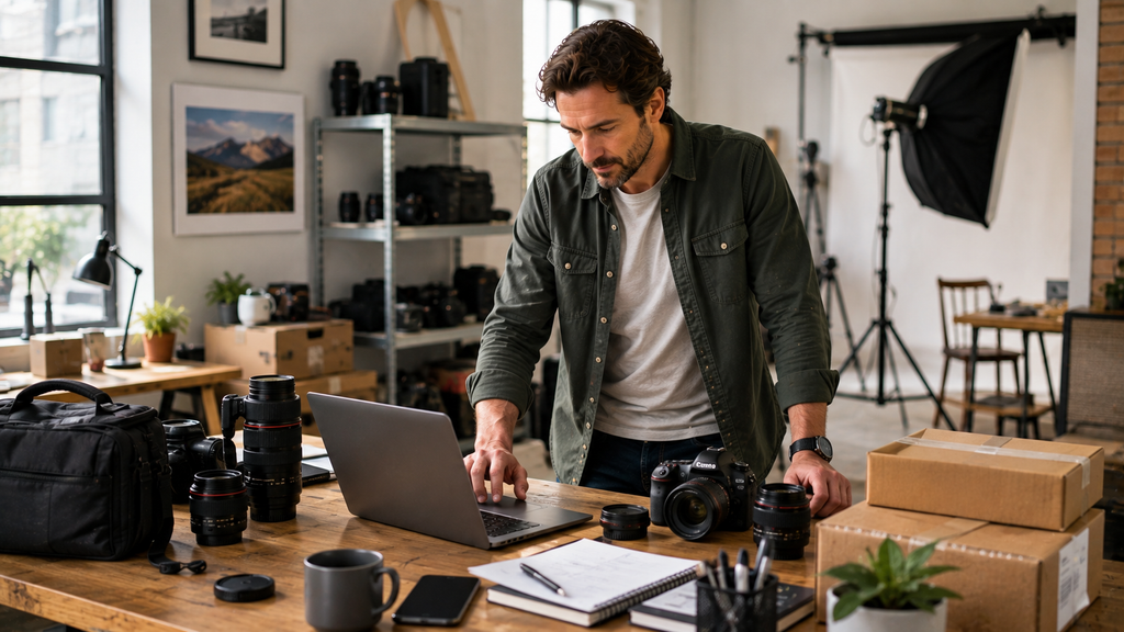 Self-employed freelancer working independently while protecting income with disability insurance.