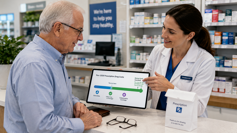 Medicare Part D “Donut Hole” in 2026: New changes to prescription drug out-of-pocket caps.