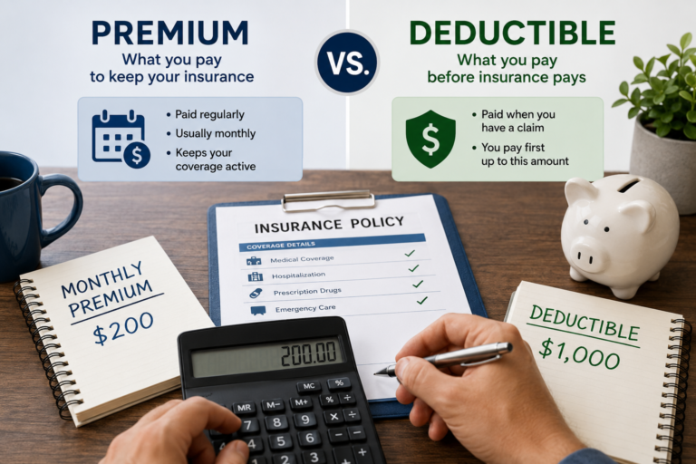 Premium vs. Deductible Explained: Understanding the Real Cost of Insurance