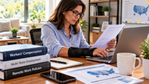 Remote-First Workers’ Compensation: Multi-State Employees, Home Injuries, and Employer Controls